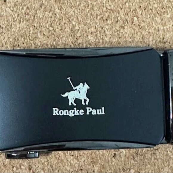 Men's Genuine Leather Belt Adjustable Belt Classic Length: 45 inch - Picture 3 of 8